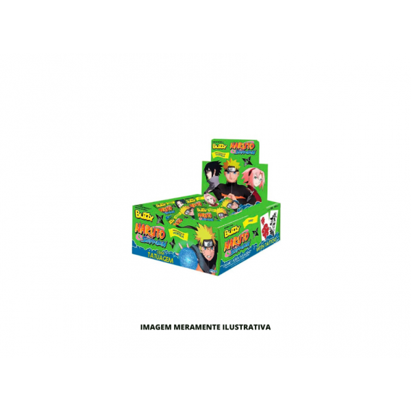 CHICLETE - RICLAN - 90UN BUZZY NARUTO HORTELA